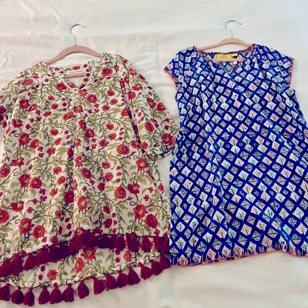 Roller Rabbit Bundle of kids beach dresses- NWOT Girls Dresses Size 6